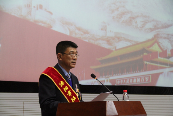 学校开展全国"最美退役军人",沈阳市征兵"形象大使"周晓东先进事迹